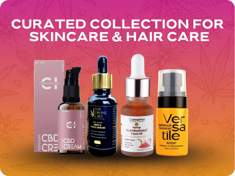 Curated Collection for Skincare & Hair Care- CBD/Hemp Beauty Products