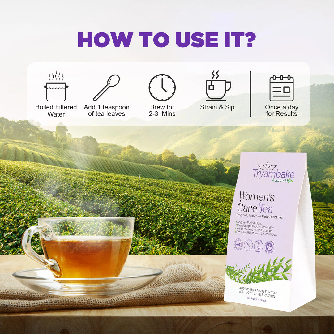 Tryambake Ayurved – Women Care Tea | Hormonal Balance & Wellness