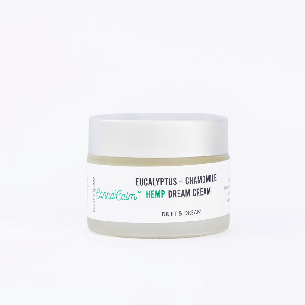 River Remedy- Hemp Sleep Cream- Eucalyptus + ChamomileHemp Sleep CreamRiver Remedy Hemp Sleep Cream | Relax & Nourish