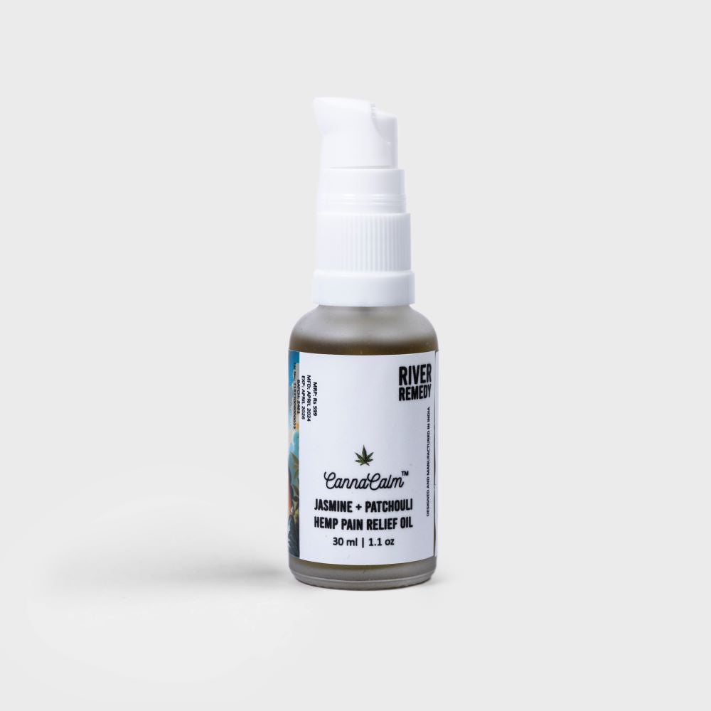 River Remedy Hemp Pain Relief Oil- Jasmine + PatchouliPain relief oilRiver Remedy Hemp Pain Relief Oil | Fast Acting Relief