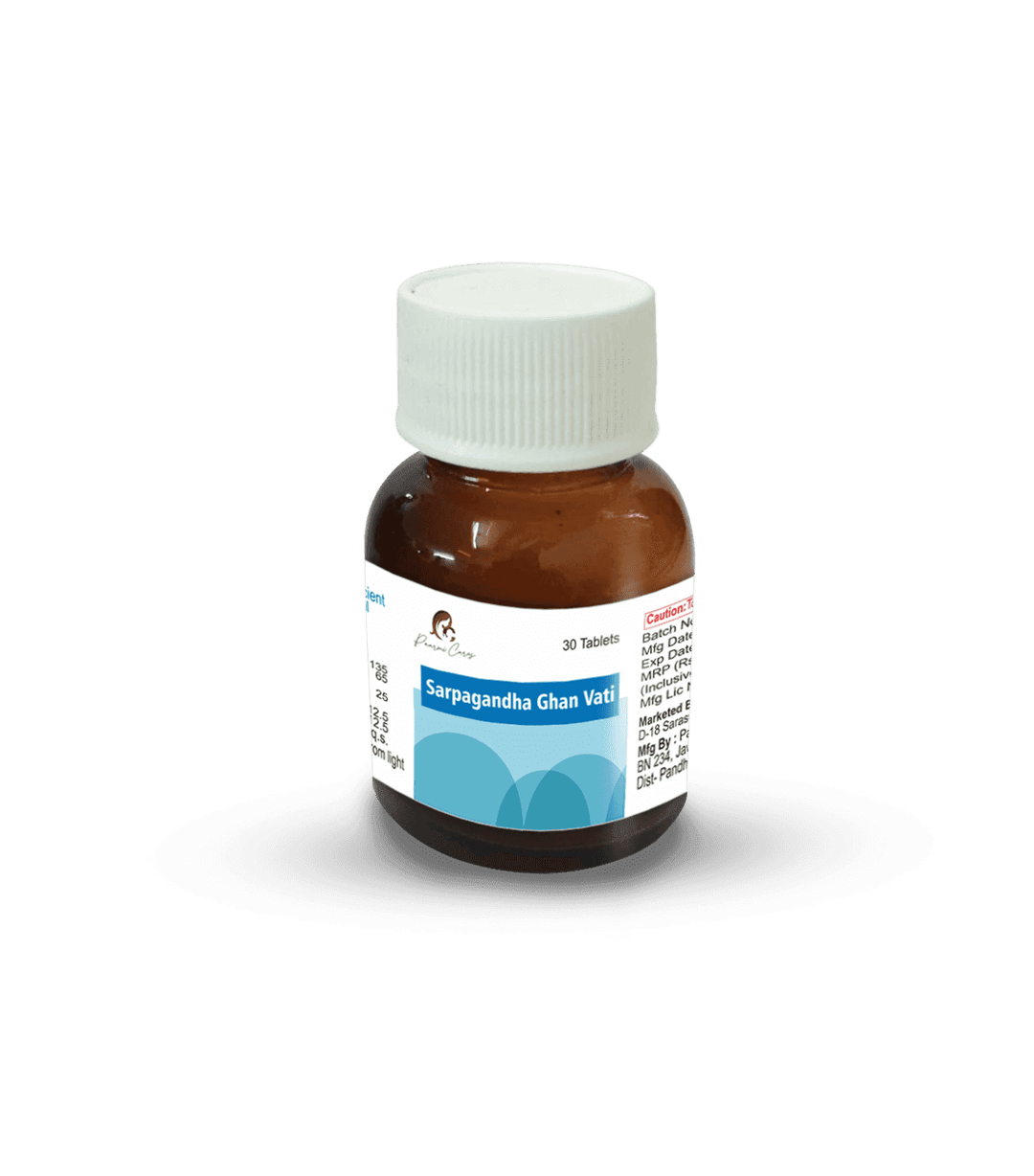 Paarmi Cares- Sarpagandha Ghan Vati (For High BP)Paarmi Cares - Sarpagandha Ghan Vati for High BP | Hypotensive