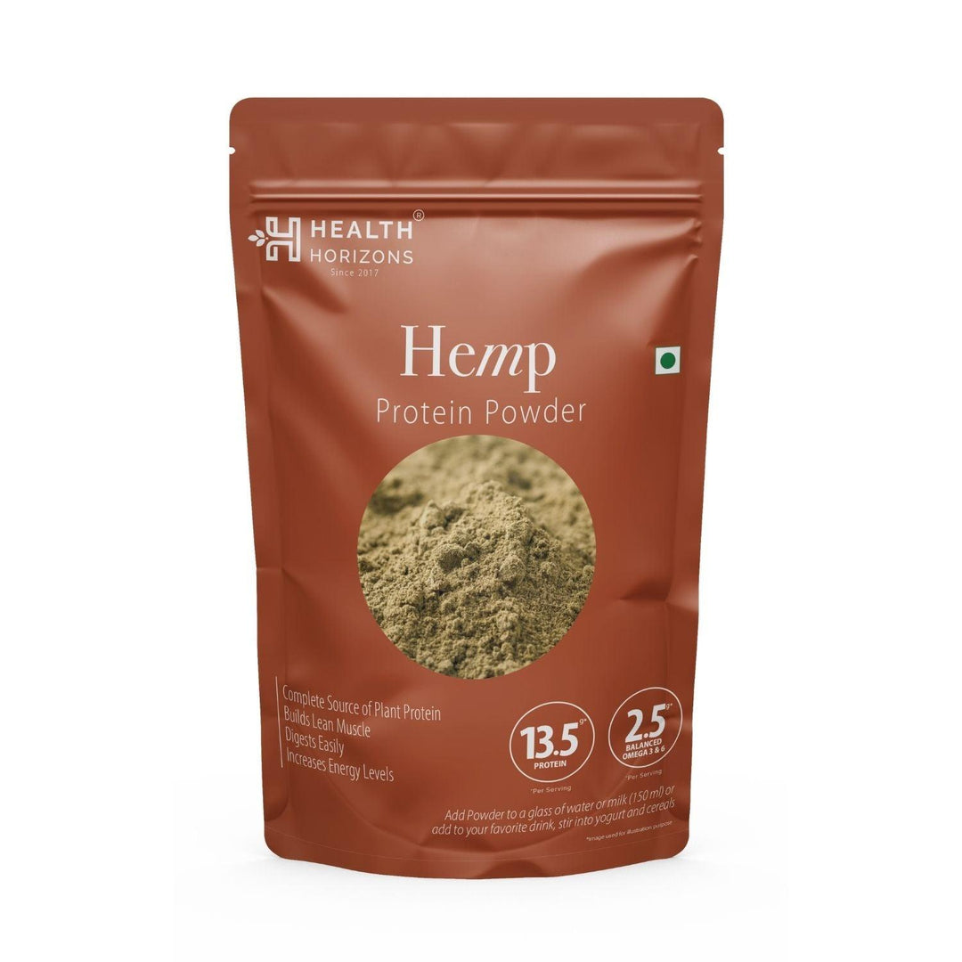 Health Horizons Hemp Protein Powder - Earthy FlavourHemp Protein PowderHealth Horizons Hemp Protein Powder | Plant Protein with Omega 3 and 6