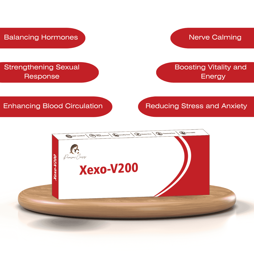 Paarmi Cares- Xexo- V200 (For Vitality & Vigour)Ayurvedic TabletXexo V200 - Vitality Supplement | Boost Energy & Libido
