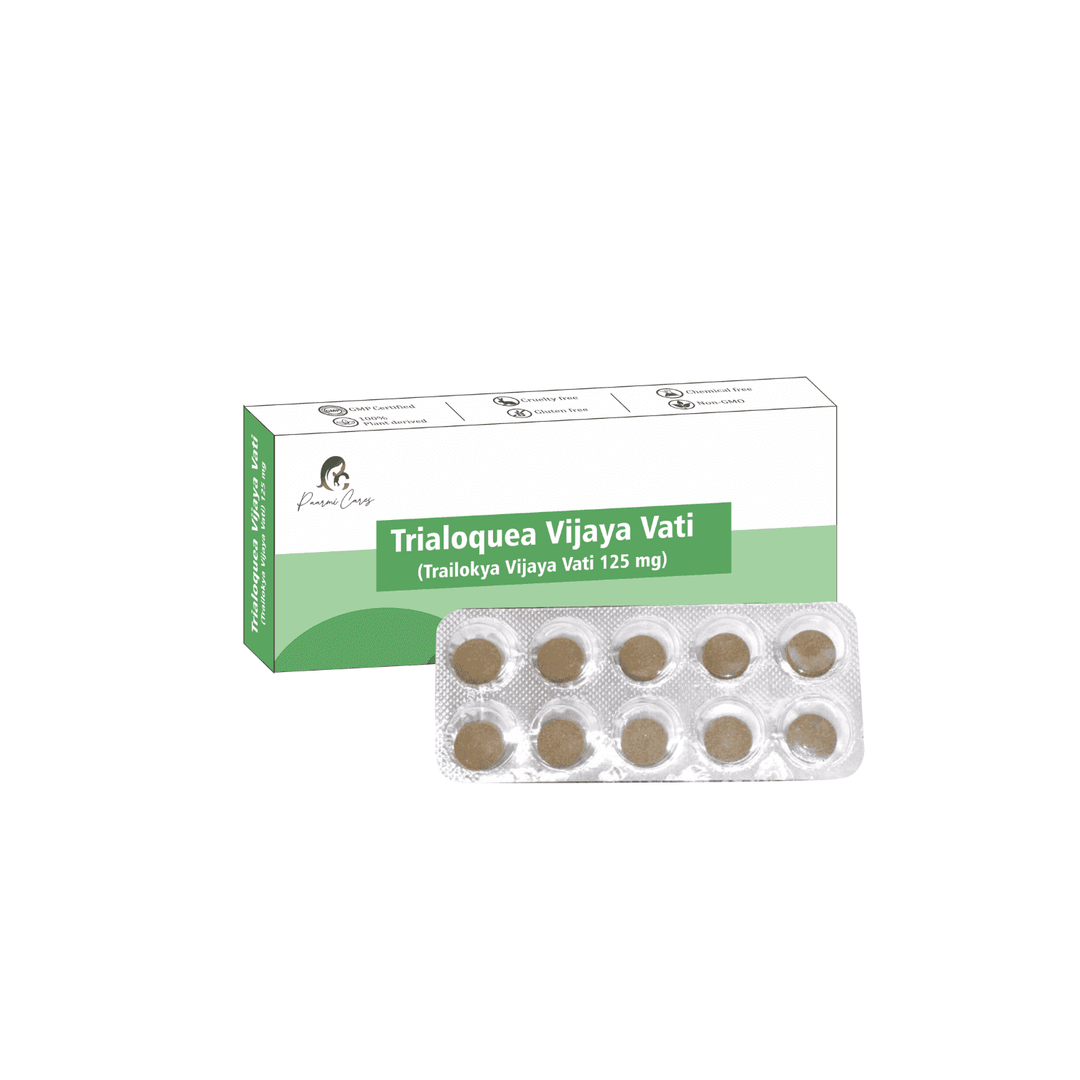 Trialoquea Vijaya Vati (Multi-benefit Elixir)TabletsTrailokya Vijaya Vati - Multi-benefit | Ayurvedic Relief