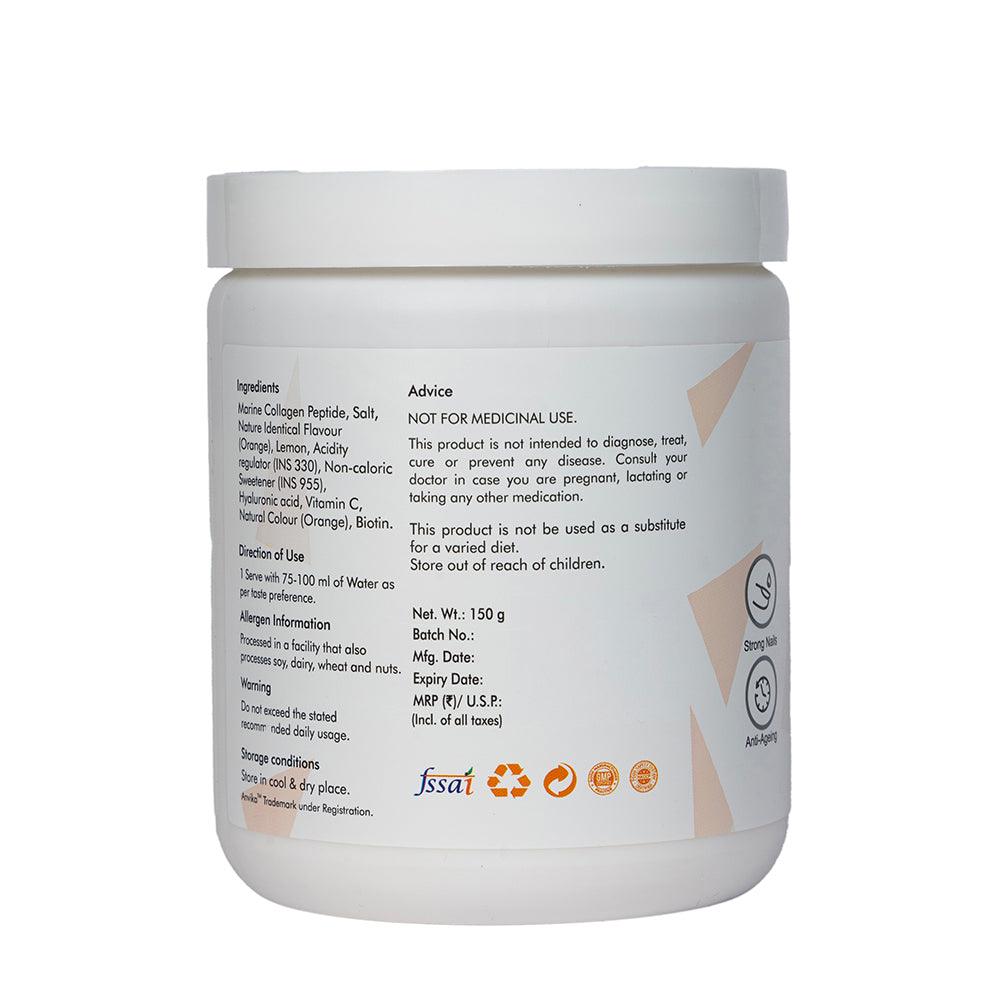 Anvika Marine Collagen 150gm Premium Japanese Peptides for Skin, Hairs, and NailsMarine CollagenAnvika Marine Collagen Peptides - Skin & Hair | Potent Care
