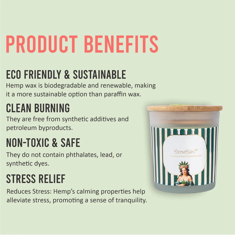 River Remedy Goddess Hemp CandleHemp CandlesGoddess Hemp Candle - Woody Aromas | Long Burning Time