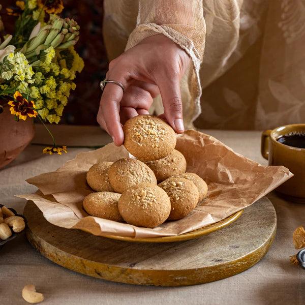 Butterfly Ayurveda- Cashew Nut Butter Cookies Non VeganCooking & Baking IngredientsCashew Nut Butter Cookies - Low Sugar | Heart Health