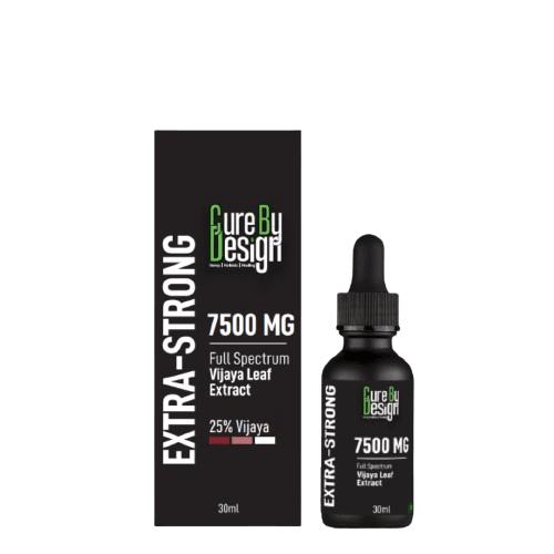 Cure By Design- Extra Strong (25%) | Vijaya Full Spectrum Extract Tincture 250mg/ml (CBD : THC - 2 : 1)Vijaya ExtactCure By Design CBD Oil 25% | Powerful Full Spectrum Formula