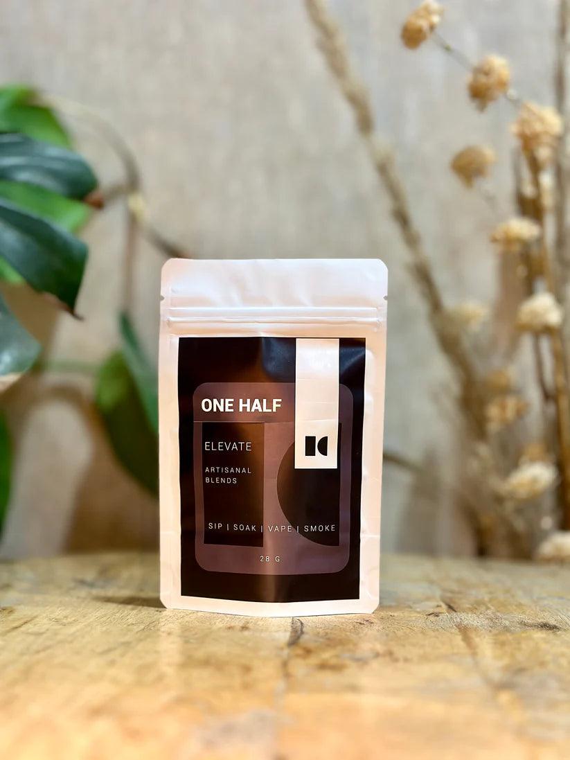 One Half - Elevate 28gm | Herbal Smoking BlendHerbal BlendOne Half Elevate 28gm - Herbal Blend for Energy | Clarity, Detox
