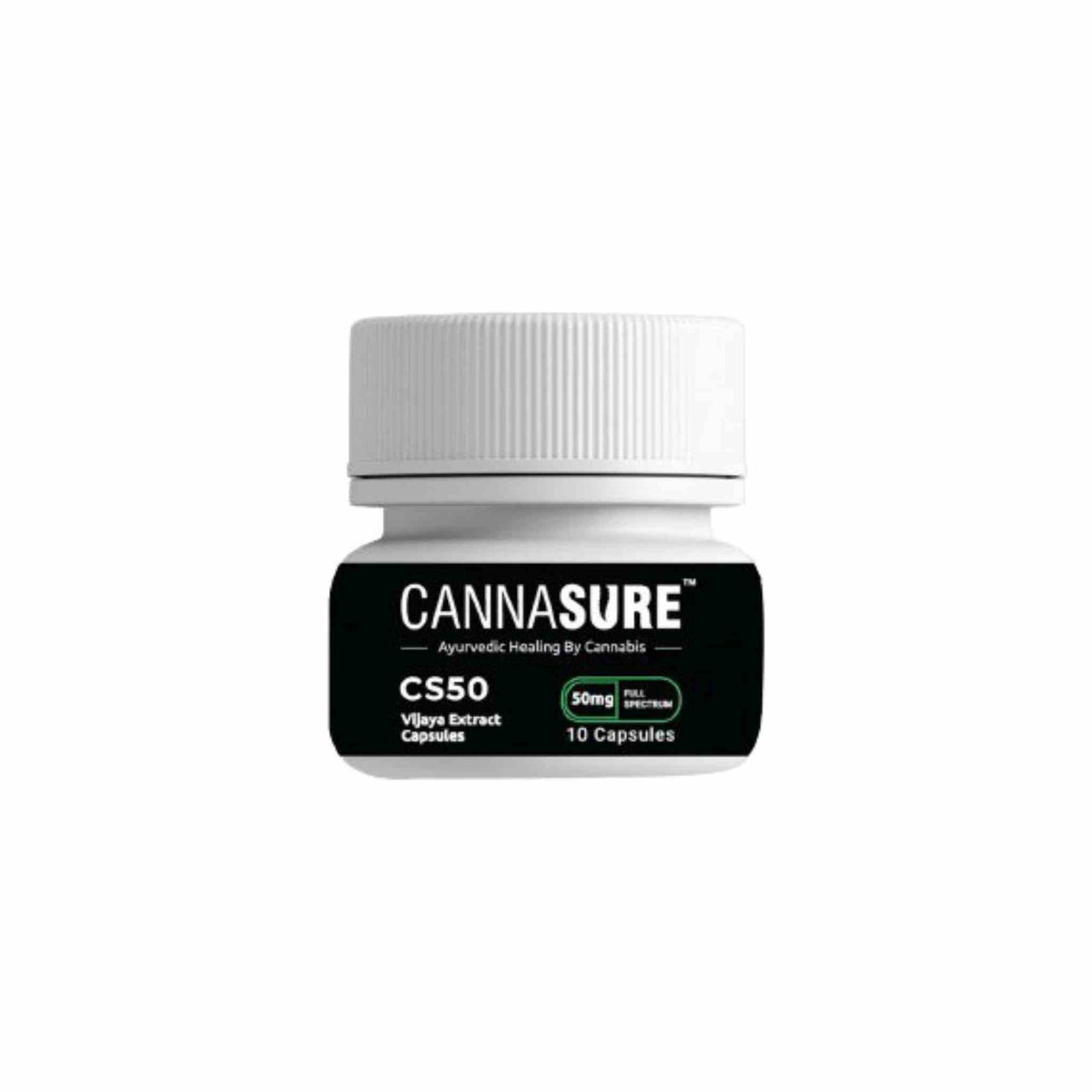 Cannasure CS50 Cannabis Extract Capsule - Full Spectrum (50MG)