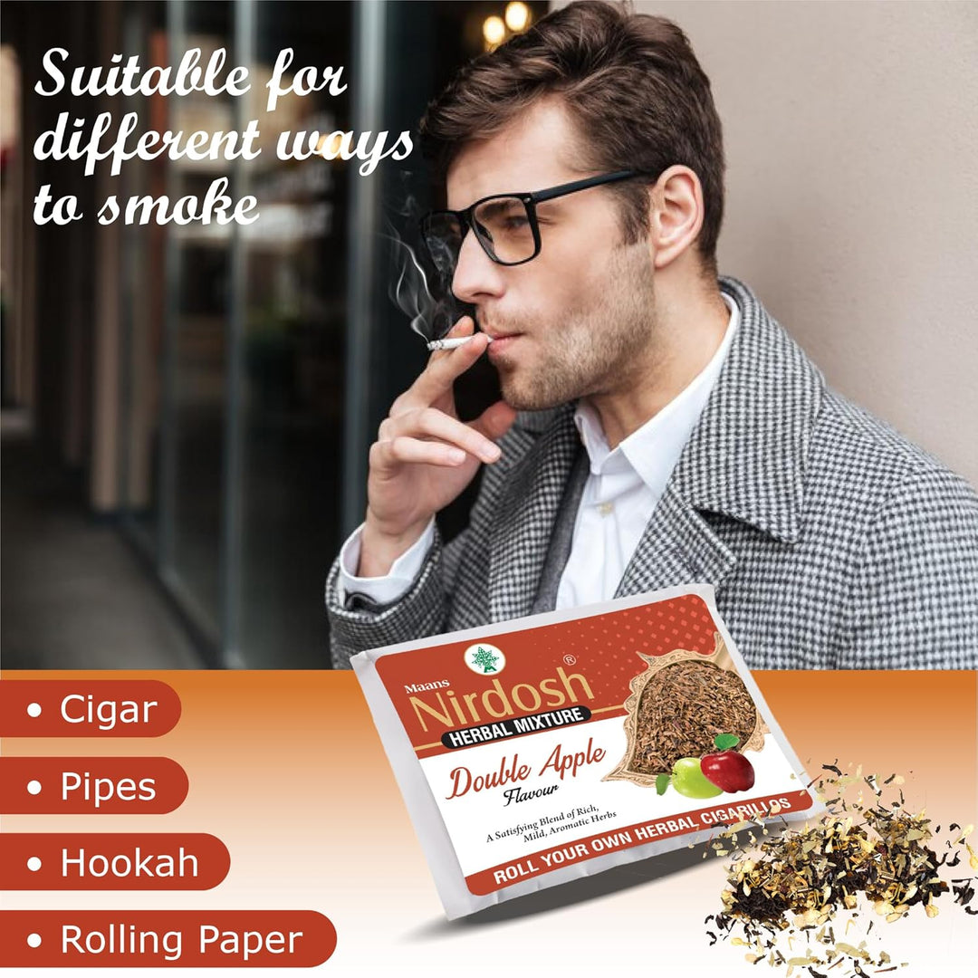 100% Tobacco Free & Nicotine Free for Quit Smoking, Made with Herbs & Spices, Your Own Herbal Cigarillos, Treat your Cough & Cold