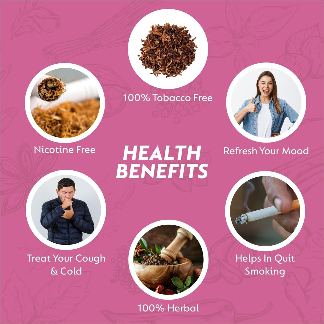 (Pack of 2), Roll your Own Herbal Cigarillos, 100% Tobacco Free & Nicotine Free for Quit Smoking, Made of Natural Herbs & Spices, Smoking Mixture (𝐆𝐞𝐭 𝐏𝐫𝐞 𝐑𝐨𝐥𝐥𝐞𝐝 𝟐𝟓 𝐂𝐨𝐧𝐞𝐬 𝐅𝐫𝐞𝐞)