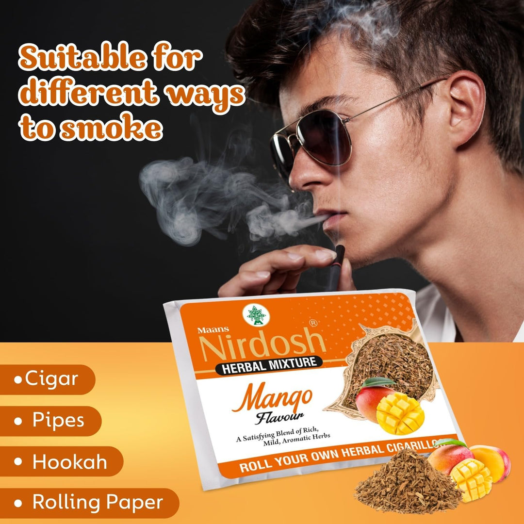 (Pack of 1), Roll your Own Herbal Cigarillos, 100% Tobacco Free & Nicotine Free for Quit Smoking, Made of Natural Herbs & Spices, Smoking Mixture