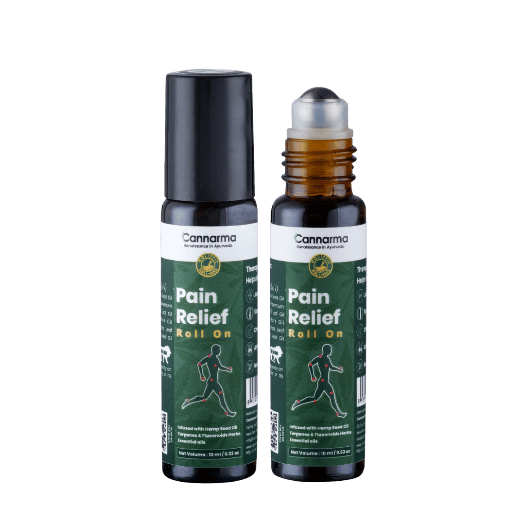 Roll On - Cannarma Pain Relief Rollon | Heals Back Pain, Muscle Pain, Knee Pain, Joint Pain & Headache