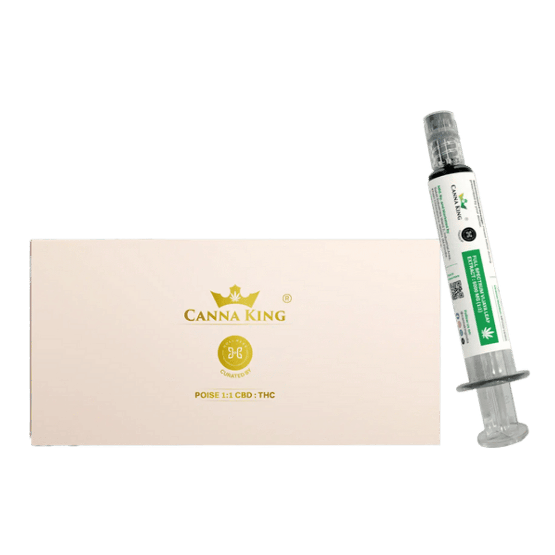 Cannaking- Poise: Full Spectrum Hemp Extract, 5000 Mg, 1:1 CBD: THCcannabis extractPoise Hemp Extract 5000mg CBD:THC | Pain Relief & Support