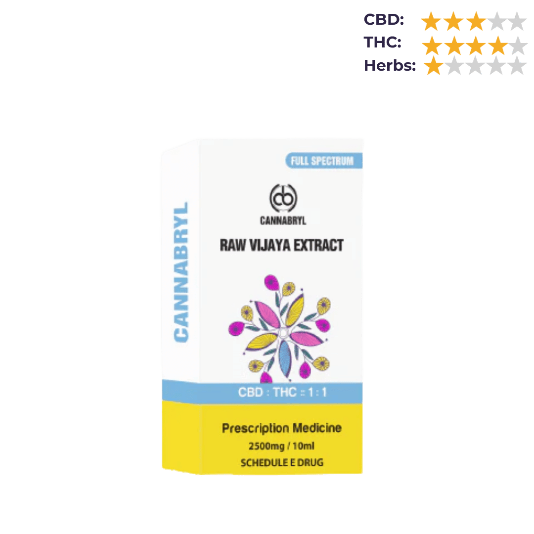 Cannabryl - Raw Vijaya Extract 1:1 | 2500mg Cannabinoids