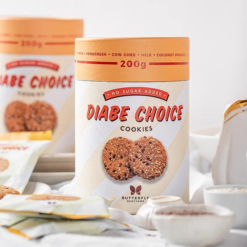 Butterfly Ayurveda- Diabe Choice CookiesCookiesButterfly Ayurveda Cookies - Diabetic Cookies for Weight Loss | Fiber & Calcium Boost