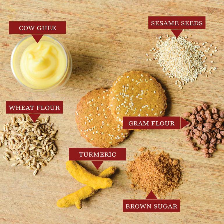 Butterfly Ayurveda- Ojas CookiesCookiesButterfly Ayurveda Ojas Cookies - Boost Immunity | Turmeric, Fiber