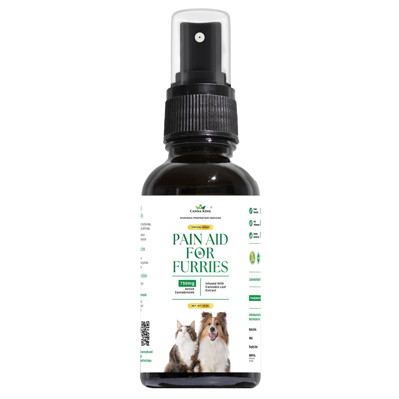 Cannaking- Pain Aid for Furries (Topical)- 750mg (50ml)