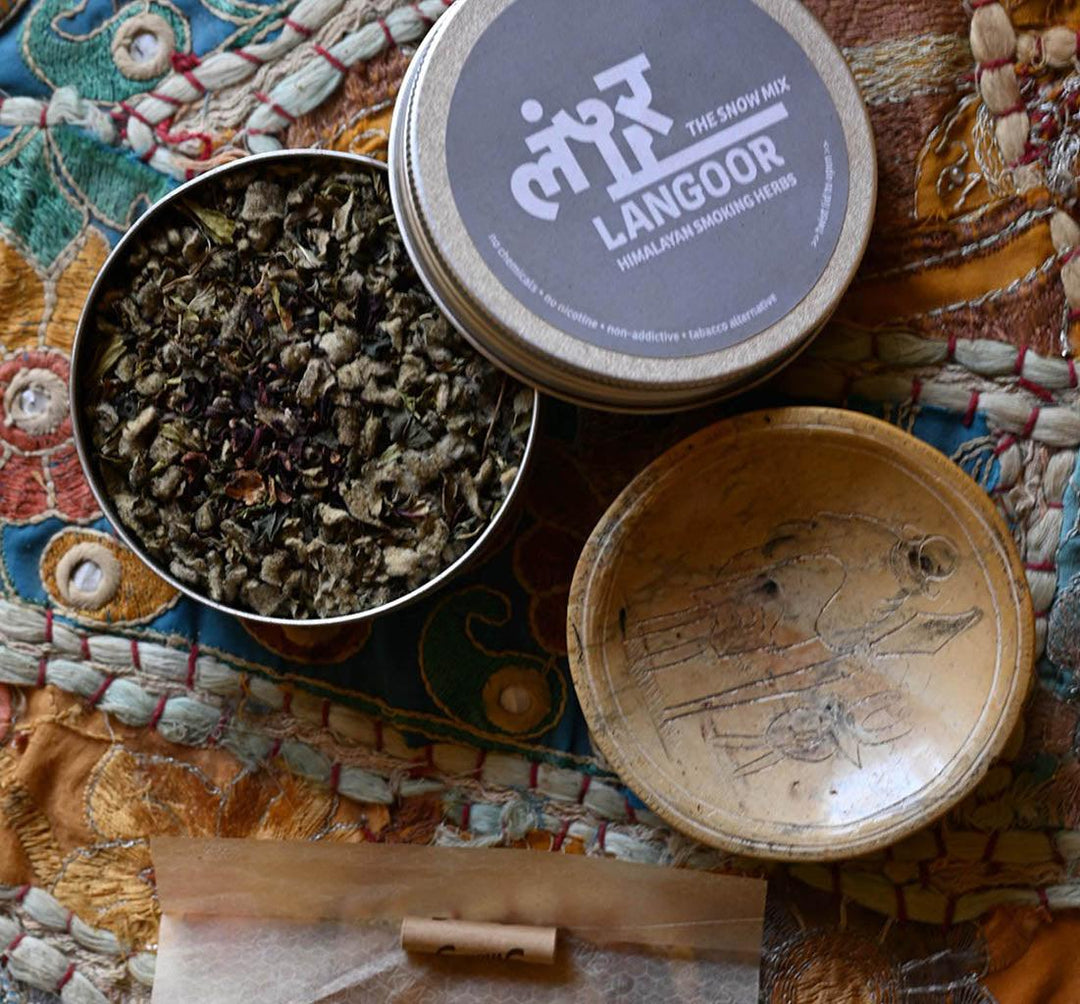 Langoor - The Snow MixHerbal BlendsLangoor - The Snow Mix | Natural Tobacco Alternative Smoke