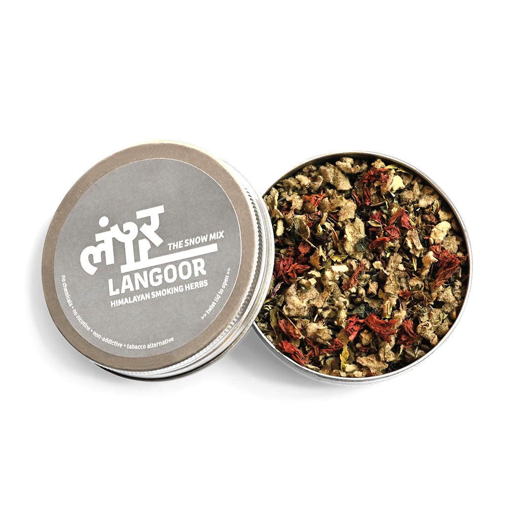 Langoor - The Snow MixHerbal BlendsLangoor - The Snow Mix | Natural Tobacco Alternative Smoke