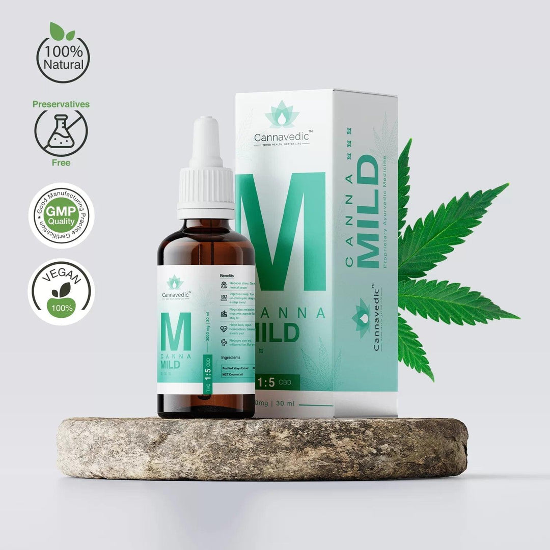 Cannavedic CannnaMildTHC+CBD Oil (1:5|THC:CBD) 3000mg,30mlCBD + THC OilCannavedic CannnaMildTHC+CBD Oil (1:5|THC:CBD) 3000mg,30ml