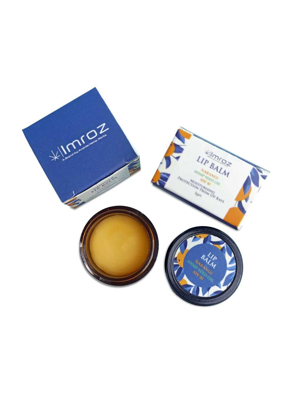 IMROZ - Lip Balm With Hemp Seed Oil and Narangi - 5gmHealth & BeautyIMROZ - Lip Balm With Hemp Seed Oil and Narangi - 5gm