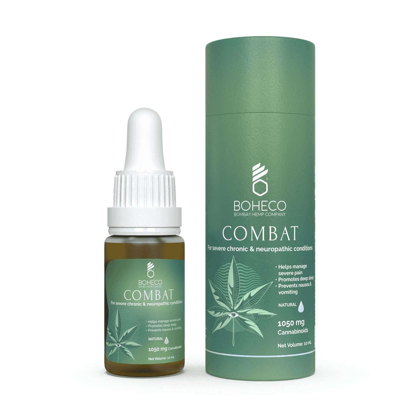 Boheco Combat (THC 60mg/ml : CBD 30mg/ml) - For Severe Chronic and Neu