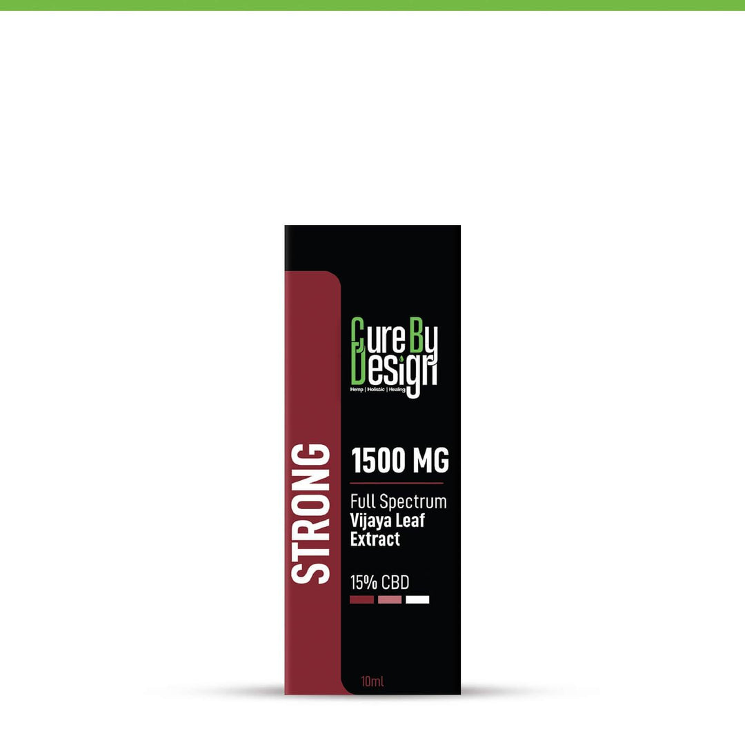 Cure By Design - Full-Spectrum Vijaya Leaf Extract, 1500 MG Strongcbd oil