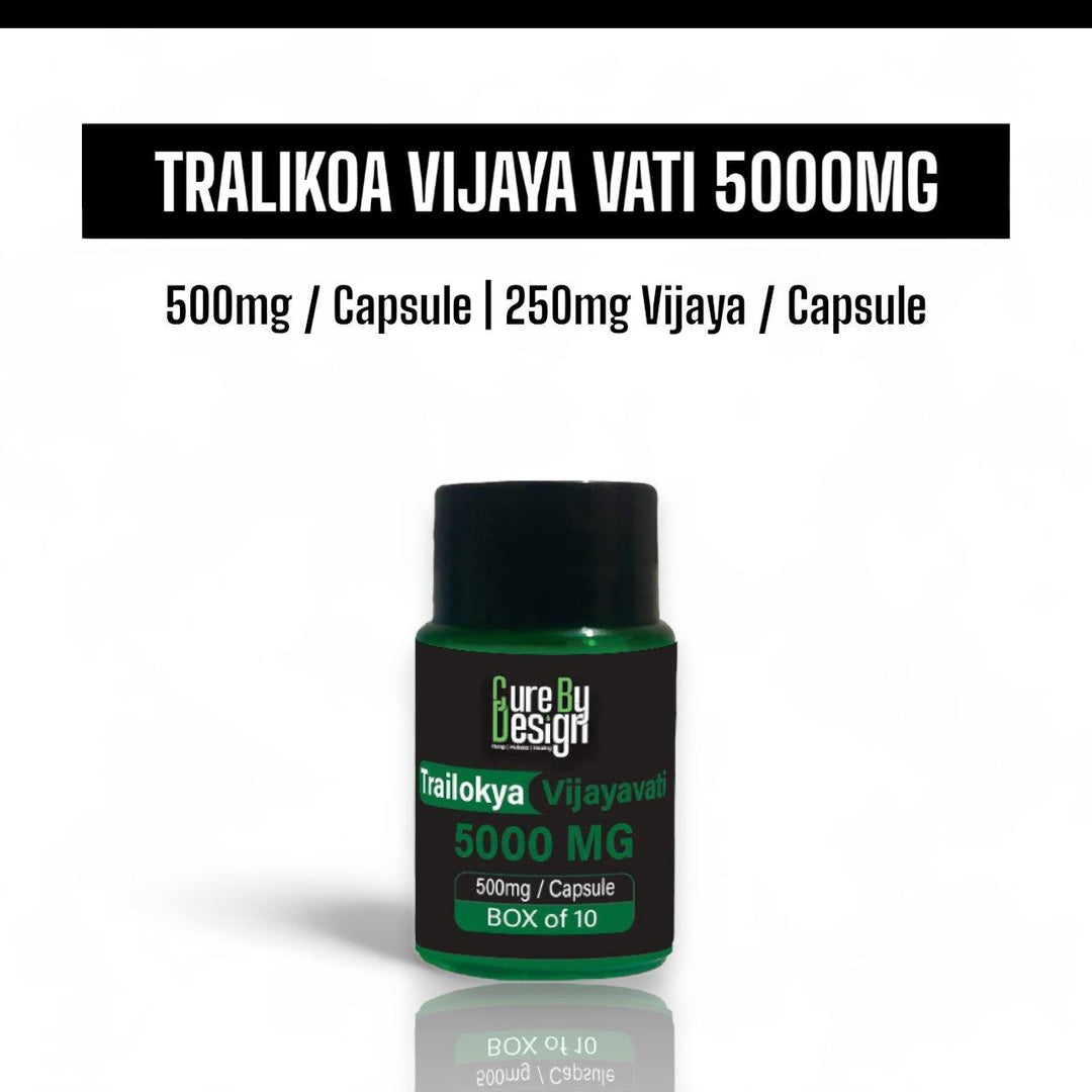 Cure By Design - Trailokya Vijaya VatiVijaya vatiTralioka Vijaya Vati - Cure By Design | Cannabis Benefits