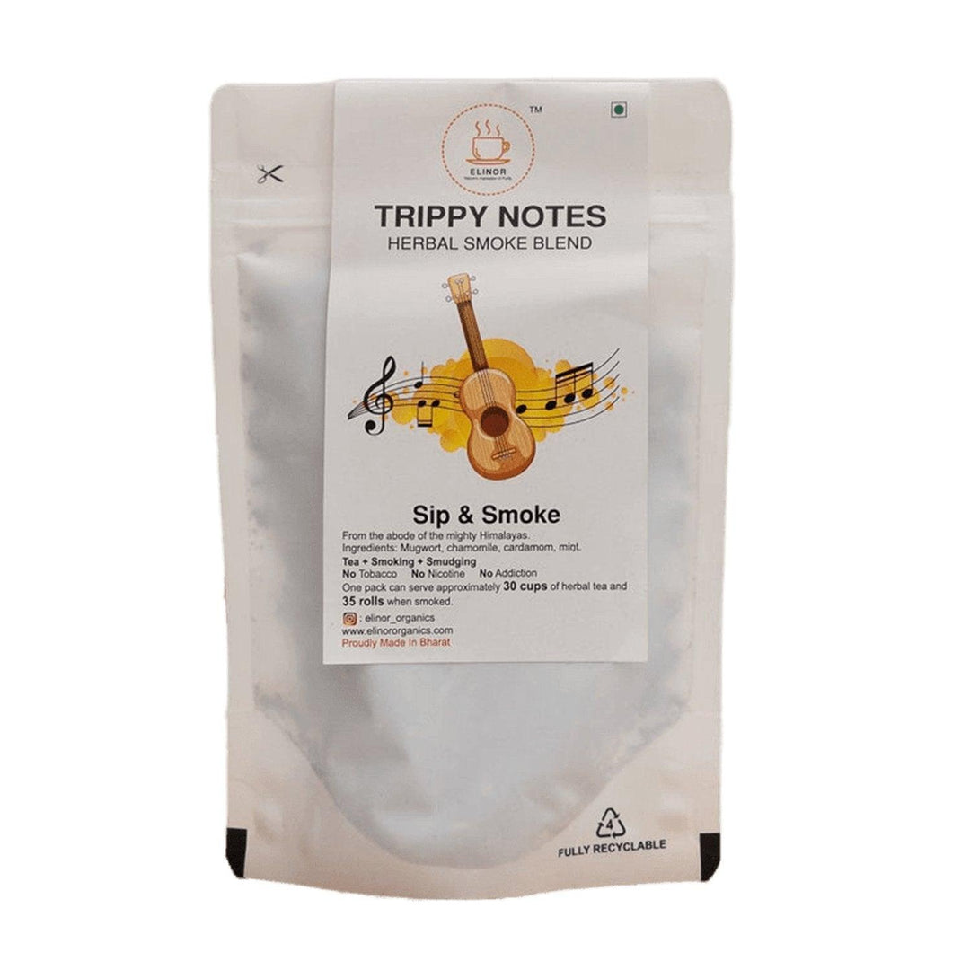 Elinor Organics | Trippy Notes | Herbal Smoking BlendsHerbal BlendTrippy Notes - Herbal Smoking Blends | Organic & Nicotine-Free