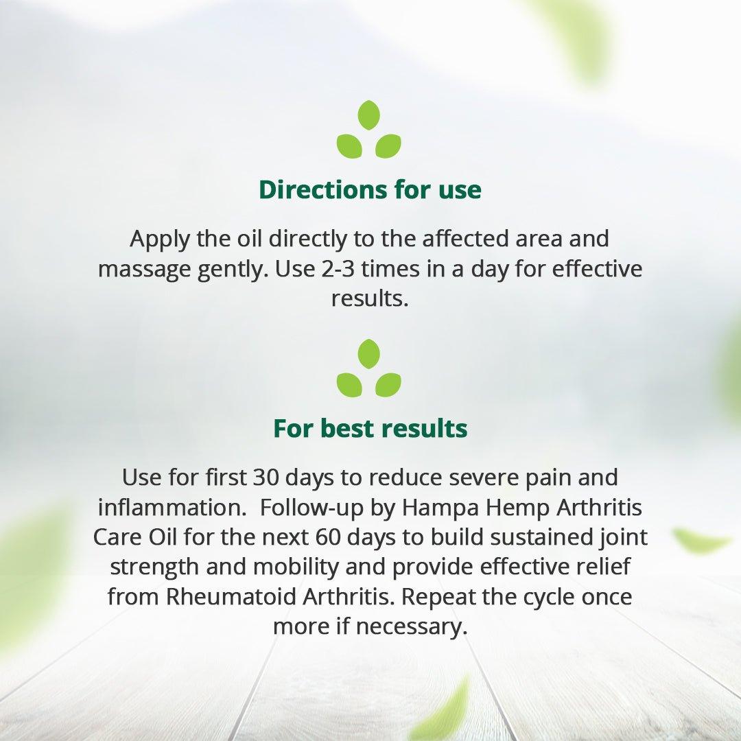 Hampa Wellness - Hemp Arthritis Intense Relief OilCBD OilHemp Arthritis Relief Oil - Hampa Wellness | Natural Pain Relief