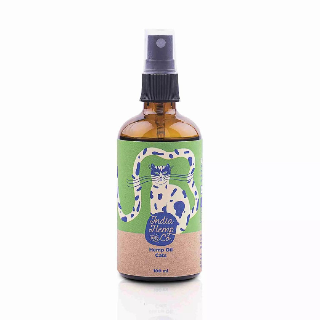 India Hemp & Co - Hemp Seed Cat Oil 100mlHemp Oil for PetIndia Hemp & Co Hemp Seed Cat Oil | Hemp Oil for Pets | CBD Store India