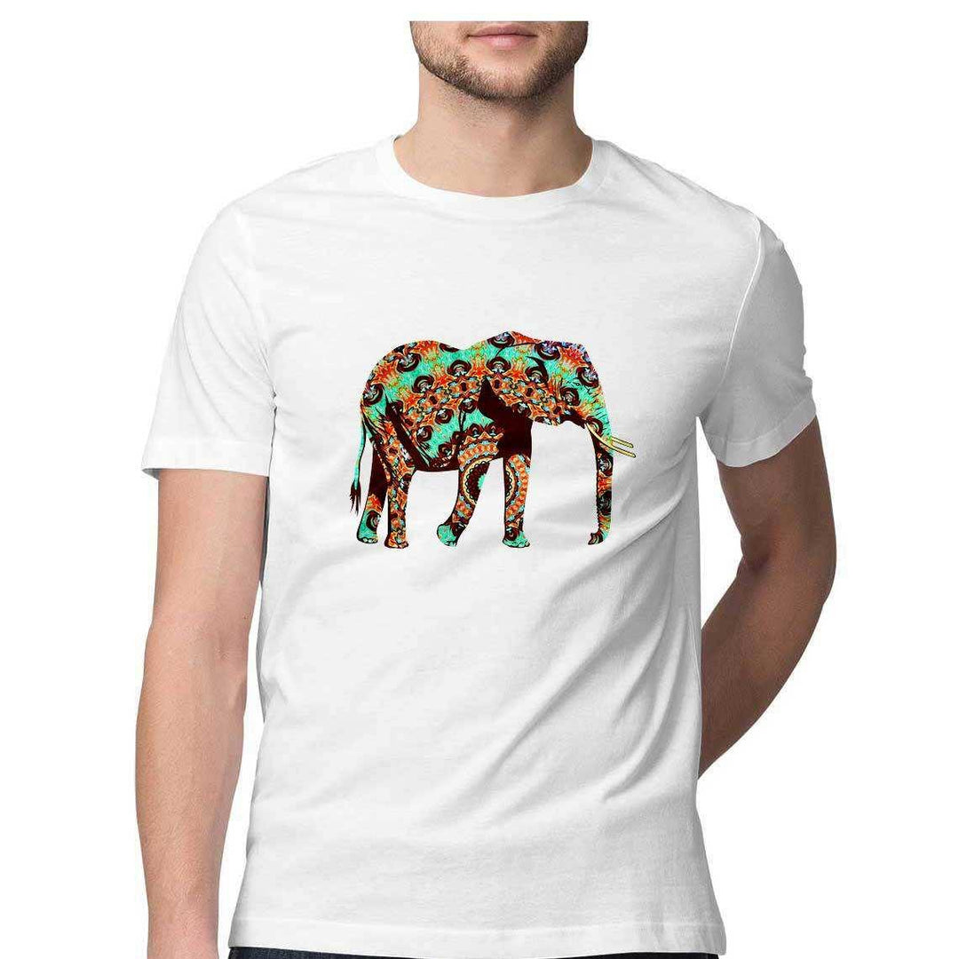 The Elephant Who went on a Psychedelic Safari Men's Graphic T-ShirtClothingThe Elephant Graphic T-Shirt - Men's | 100% Cotton, Casual