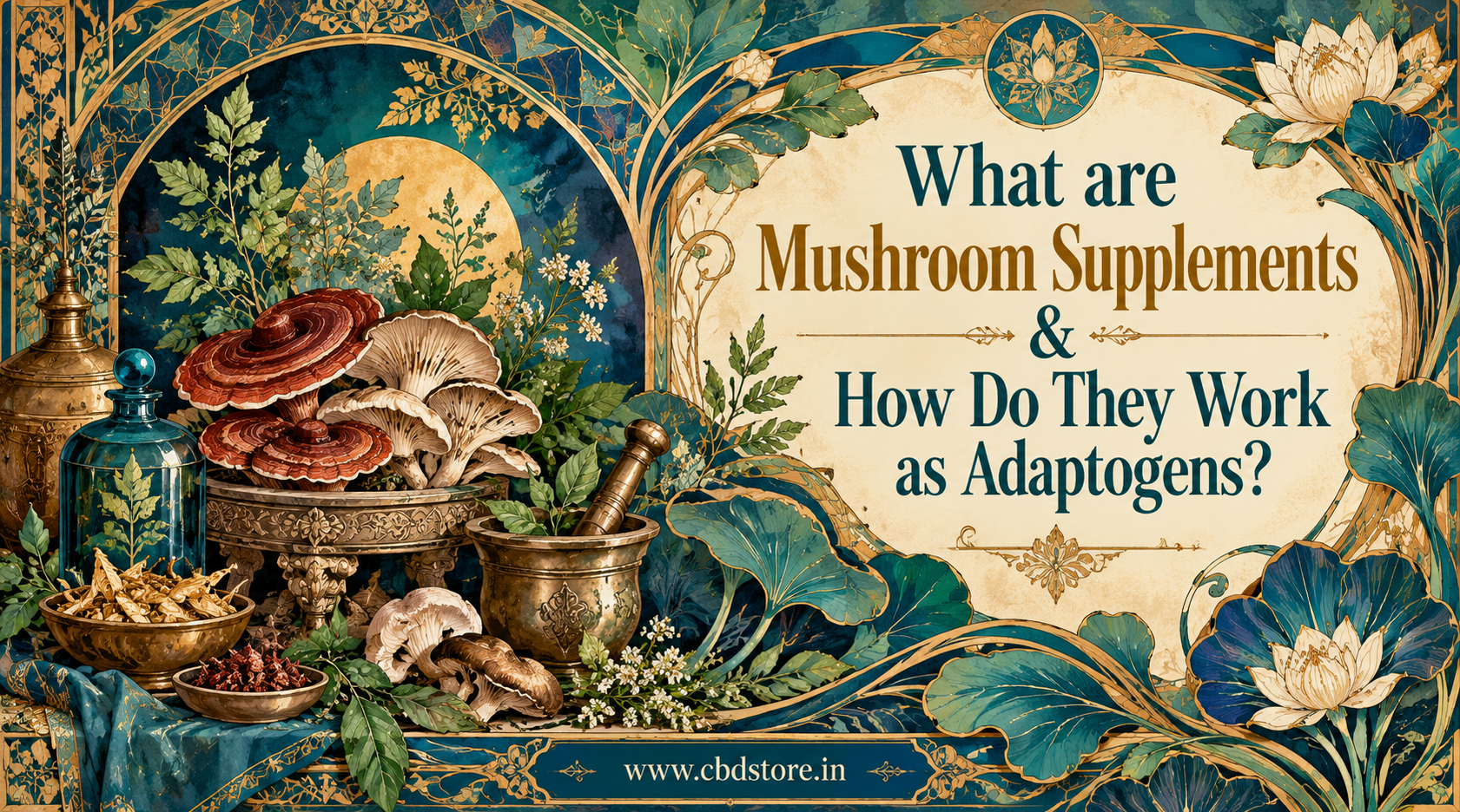 What are Mushroom Supplements & How Do They Work as Adaptogens?