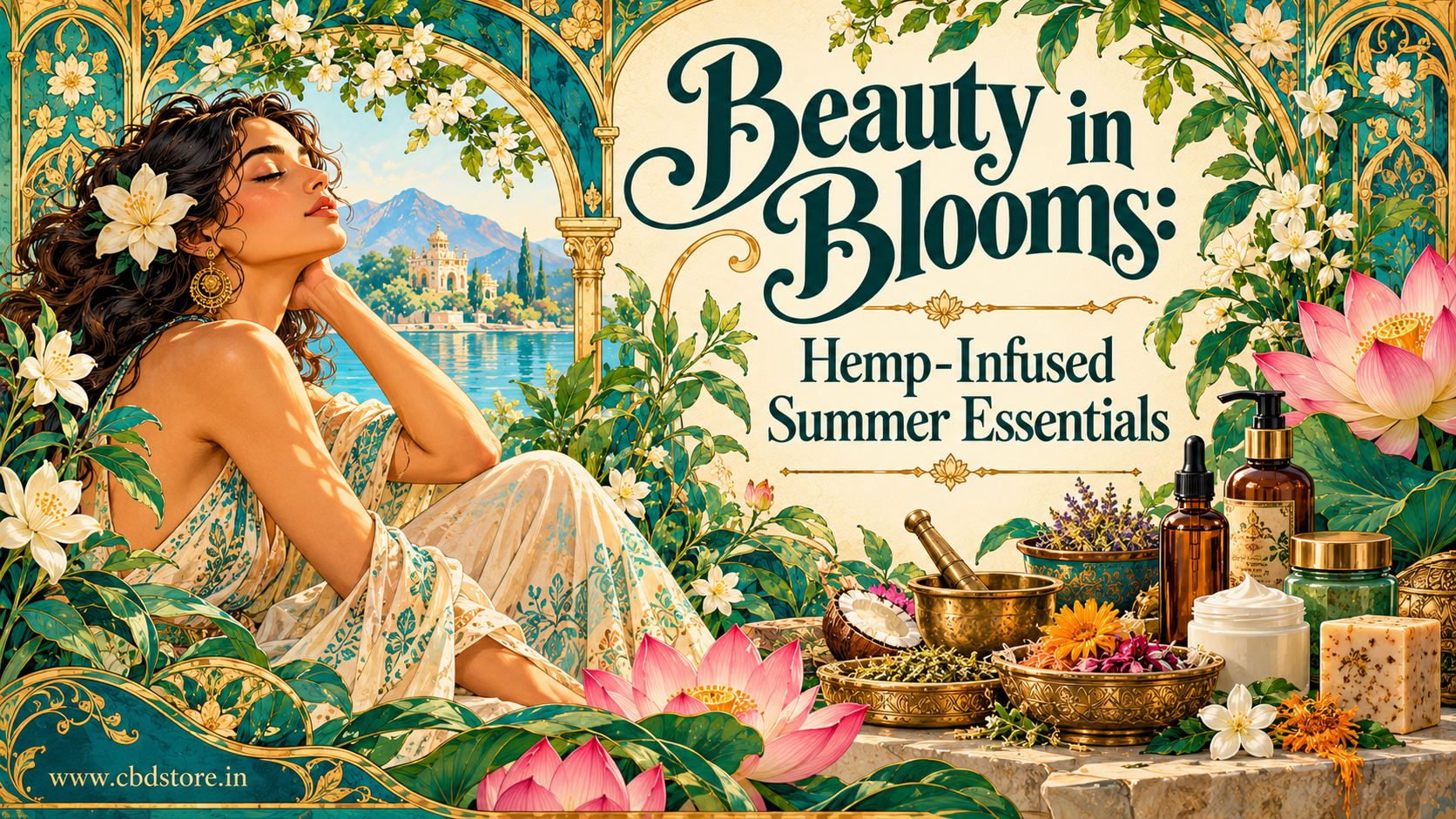 Beauty in Blooms: Hemp-Infused Summer Essentials