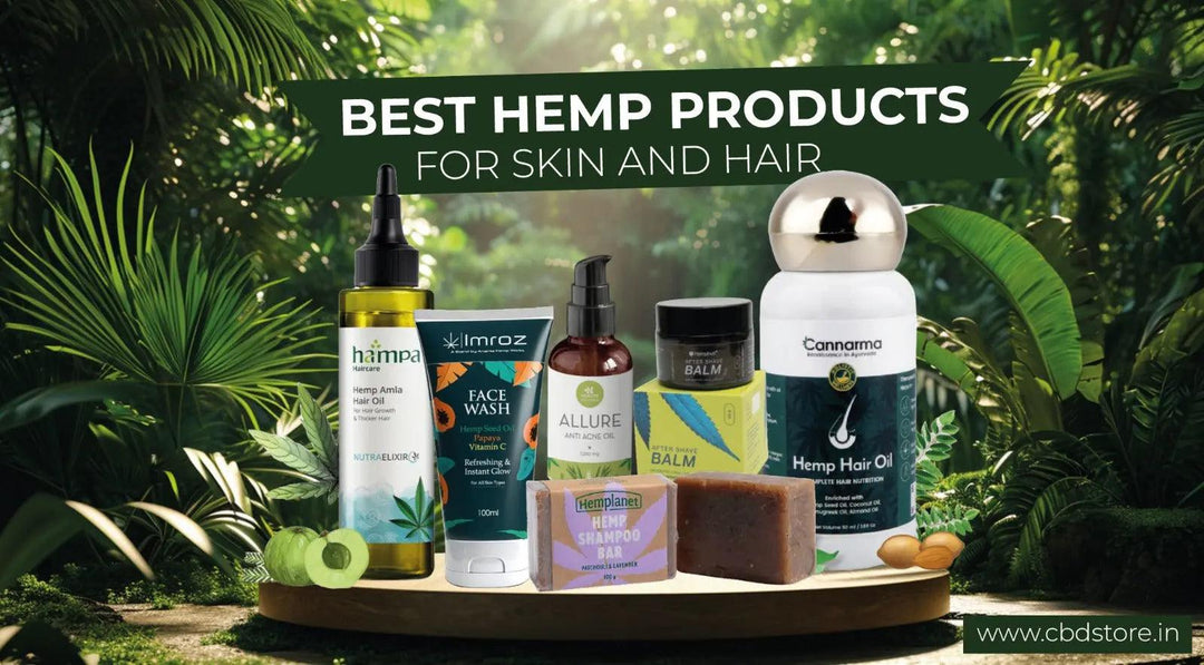 Best Hemp Products for Skin and Hair! - CBD Store India