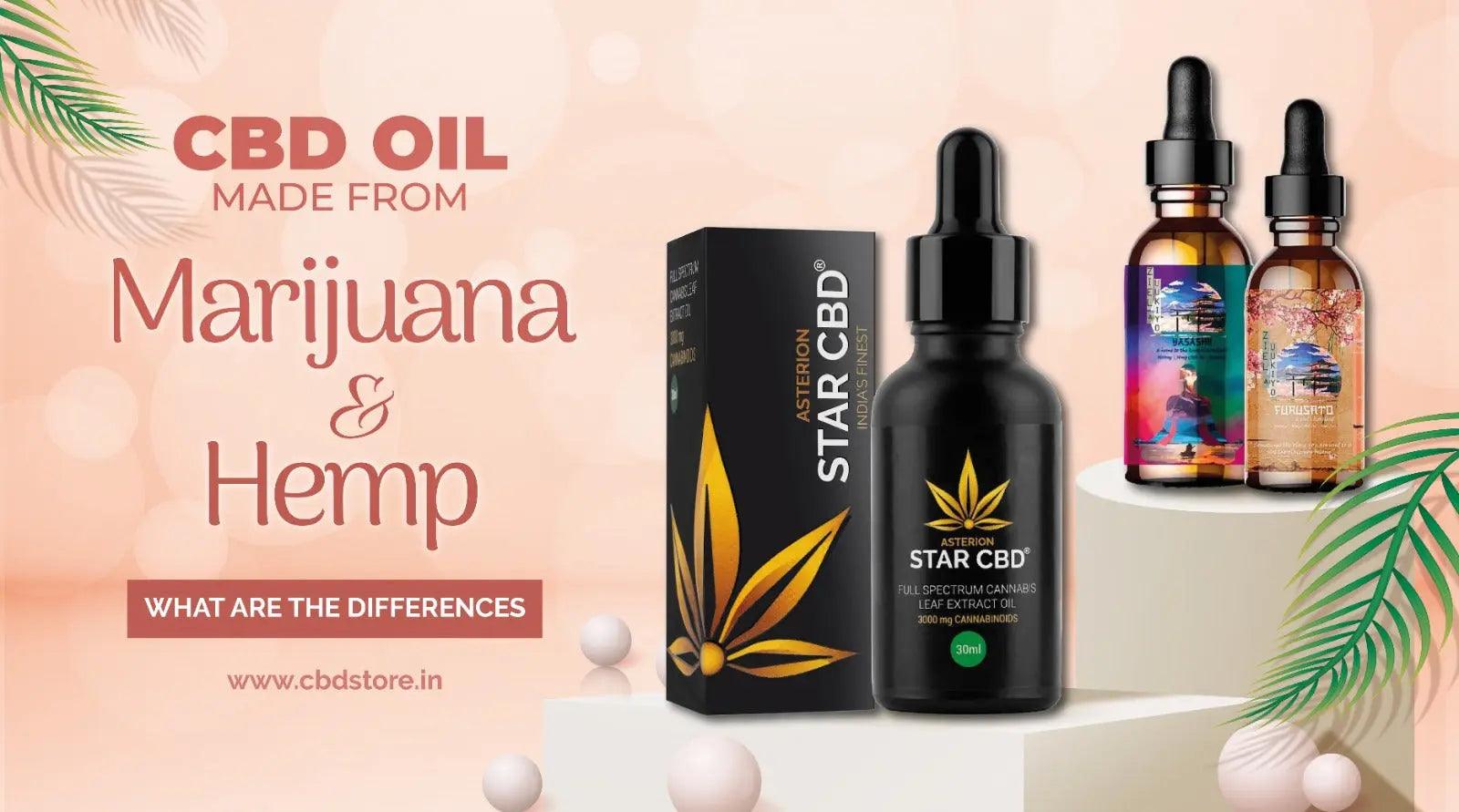 CBD Oil Made from Marijuana and Hemp: What Are the Differences.
