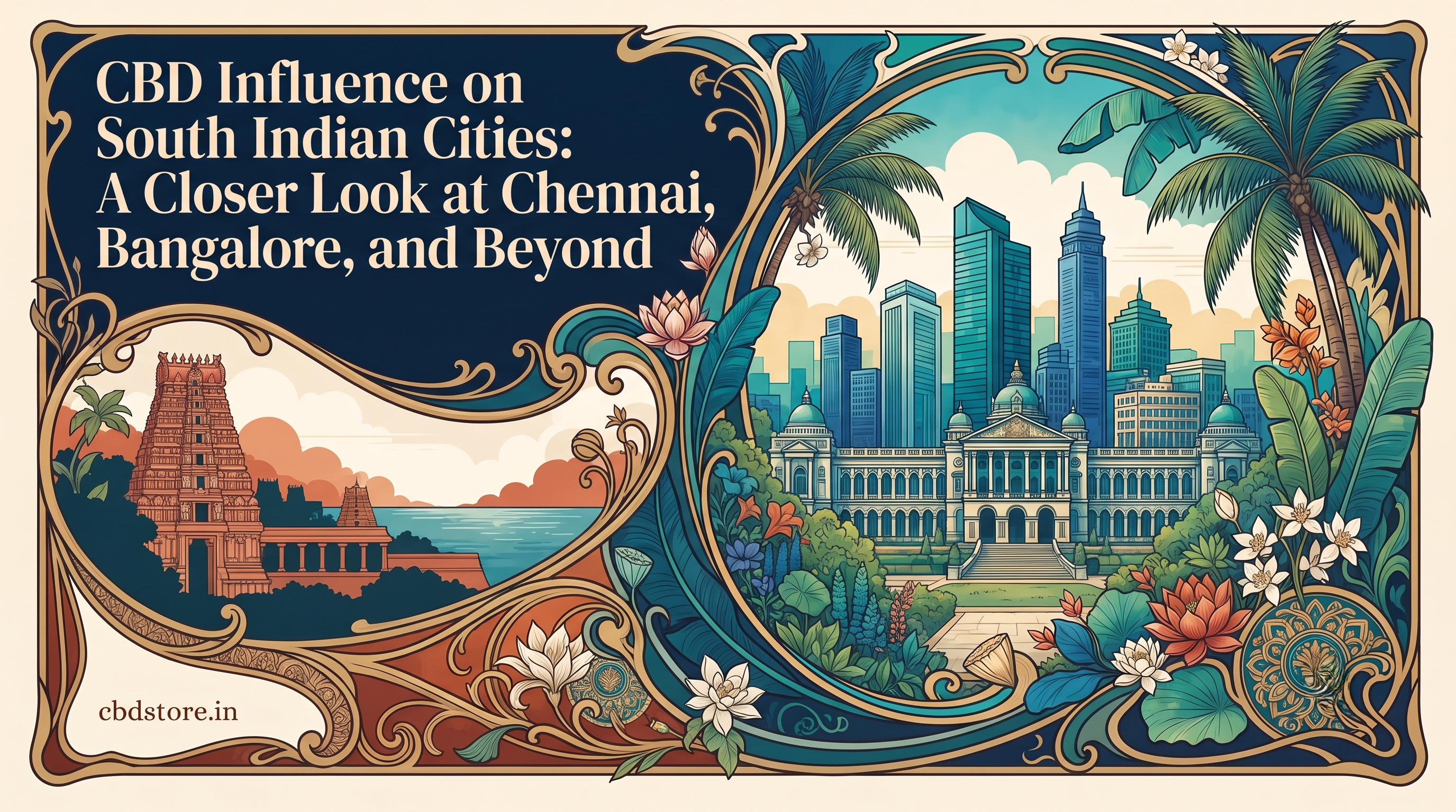 CBD Influence on South Indian Cities : A Closer Look at Chennai, Bangalore, and Beyond