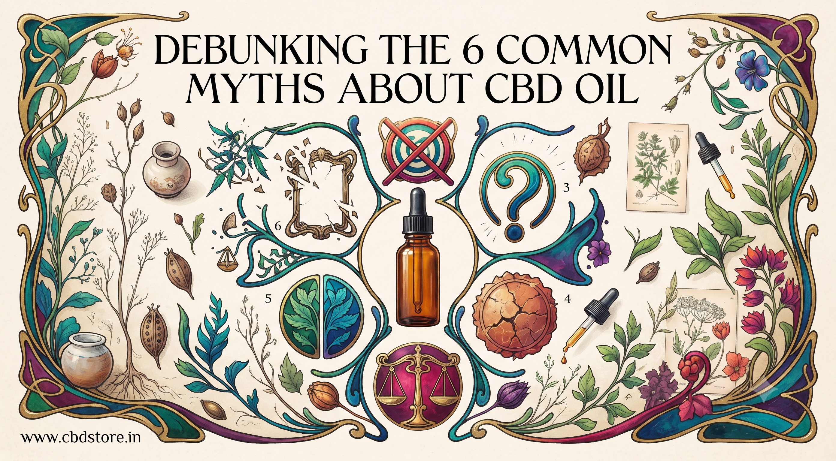 Debunking the 6 Common Myths about CBD Oil