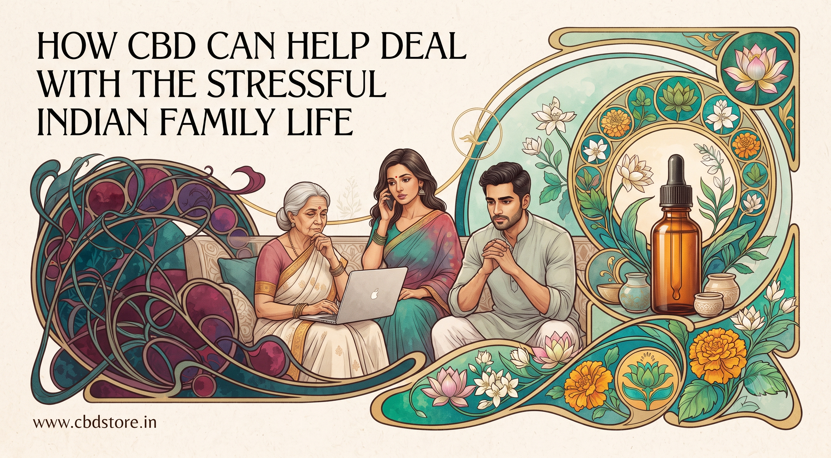 How CBD can help deal with the Stressful Indian Family Life
