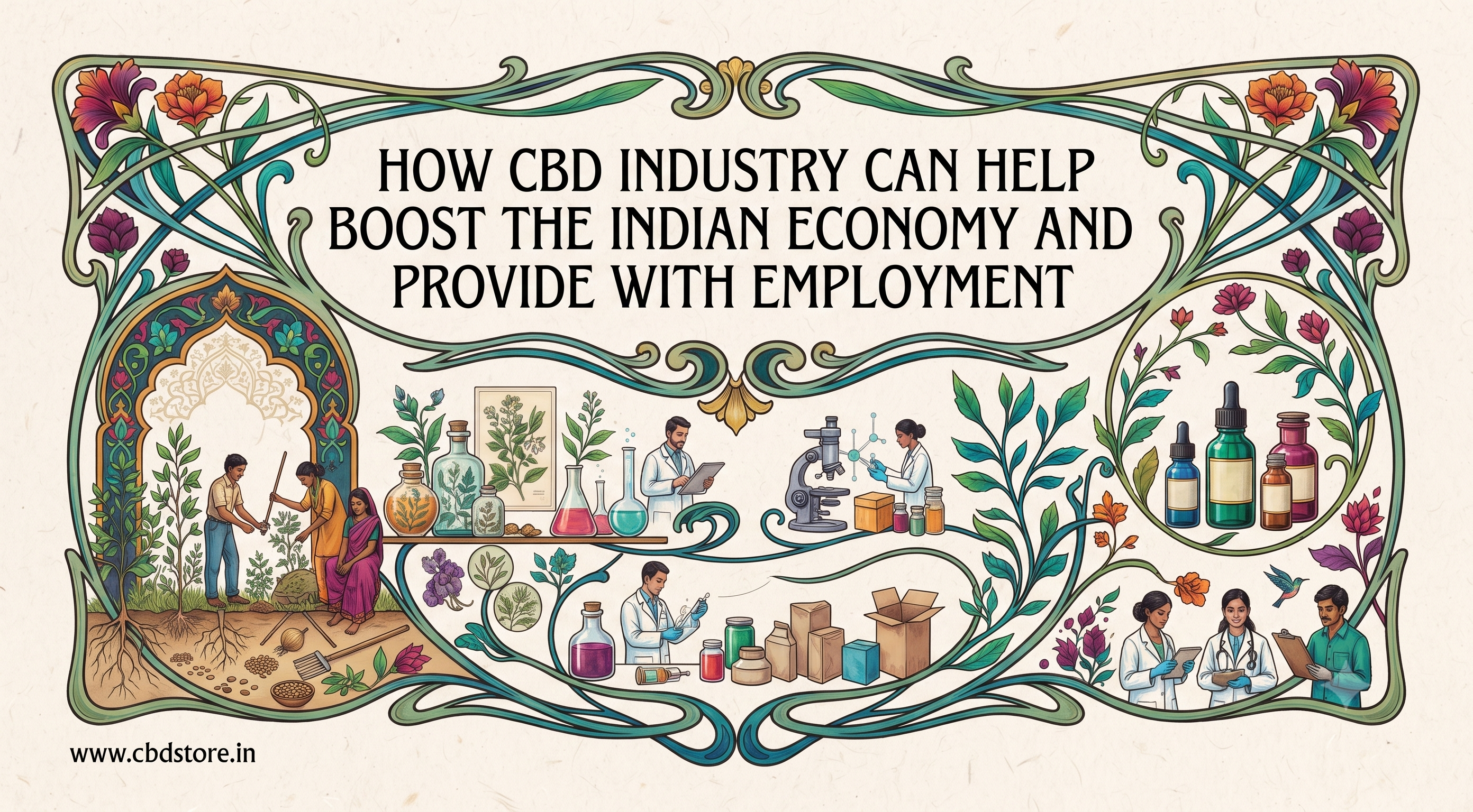 How CBD industry can help boost the Indian economy and provide with employment