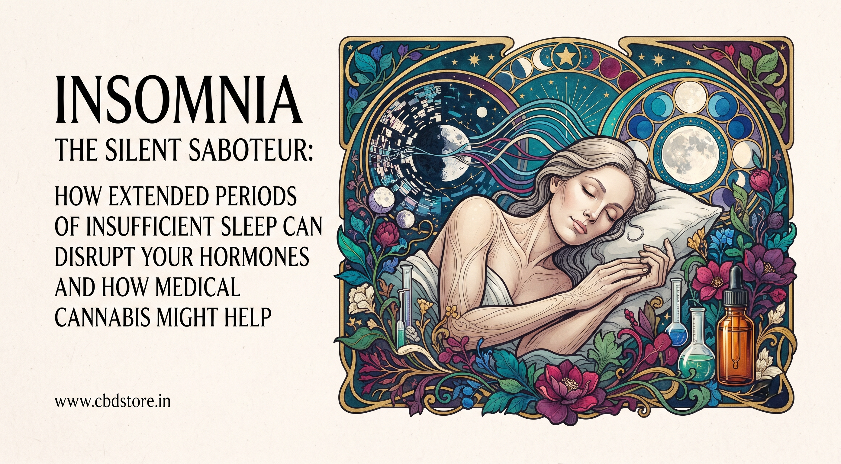 Insomnia -The Silent Saboteur: How Extended Periods of Insufficient Sleep Can Disrupt Your Hormones and How Medical Cannabis Might Help