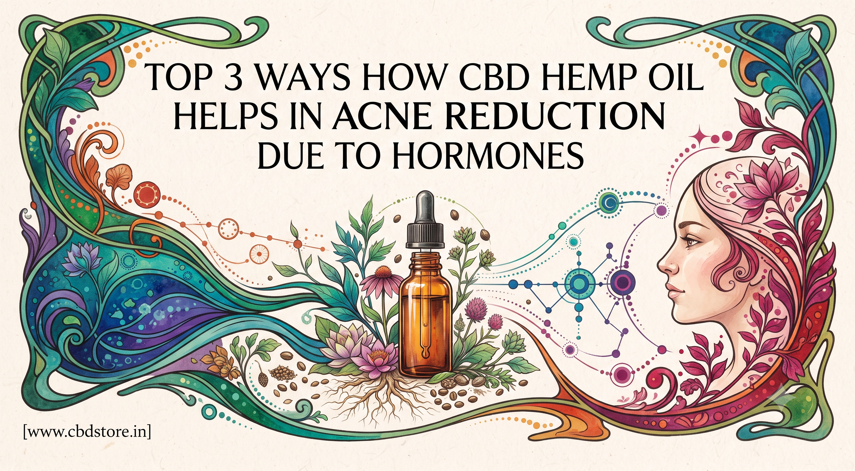 Top 3 Ways How CBD Hemp Oil Helps In Acne Reduction Due To Hormones