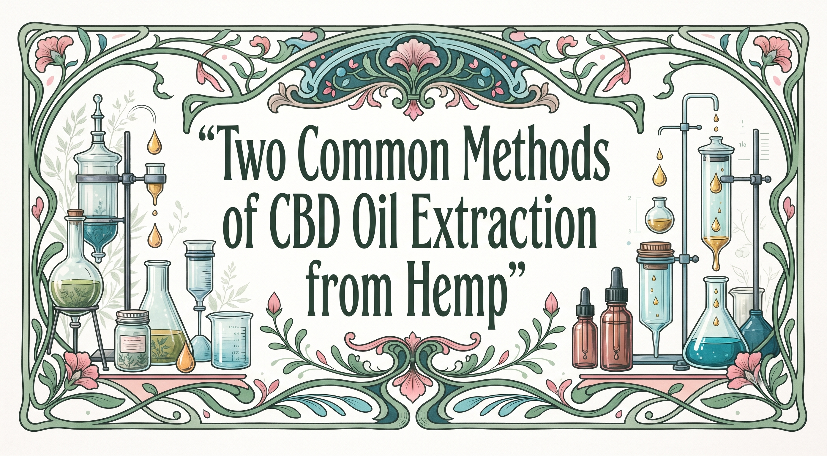 Two Common Method of CBD Oil Extraction from Hemp