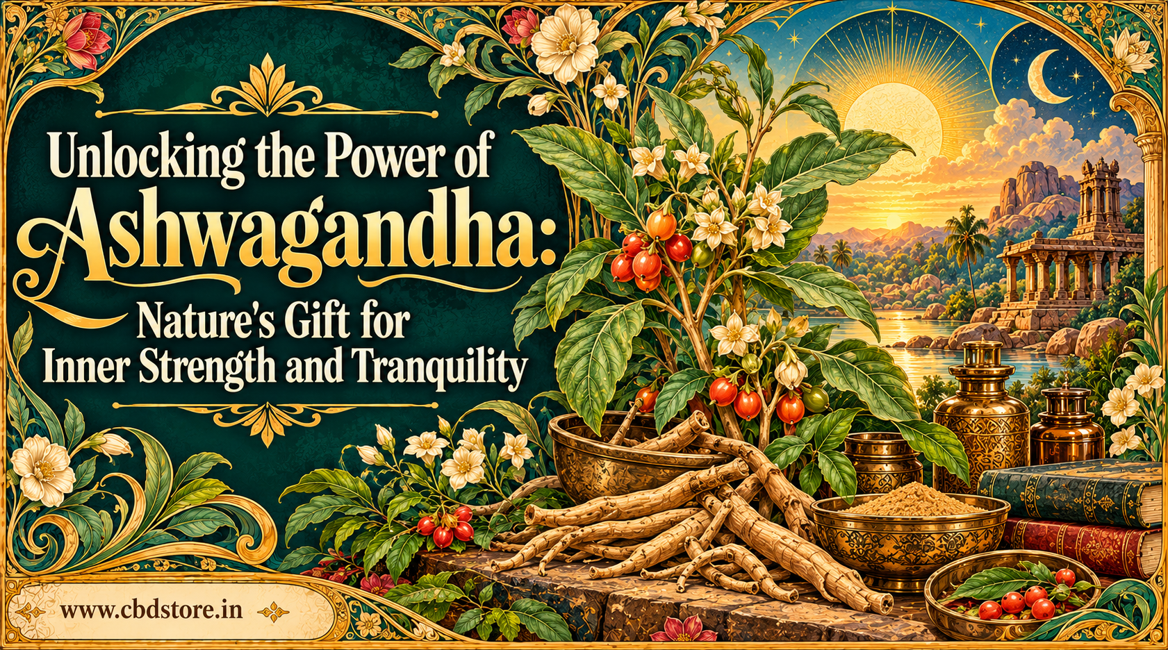 Unlocking the Power of Ashwagandha: Nature's gift for inner strength and tranquility