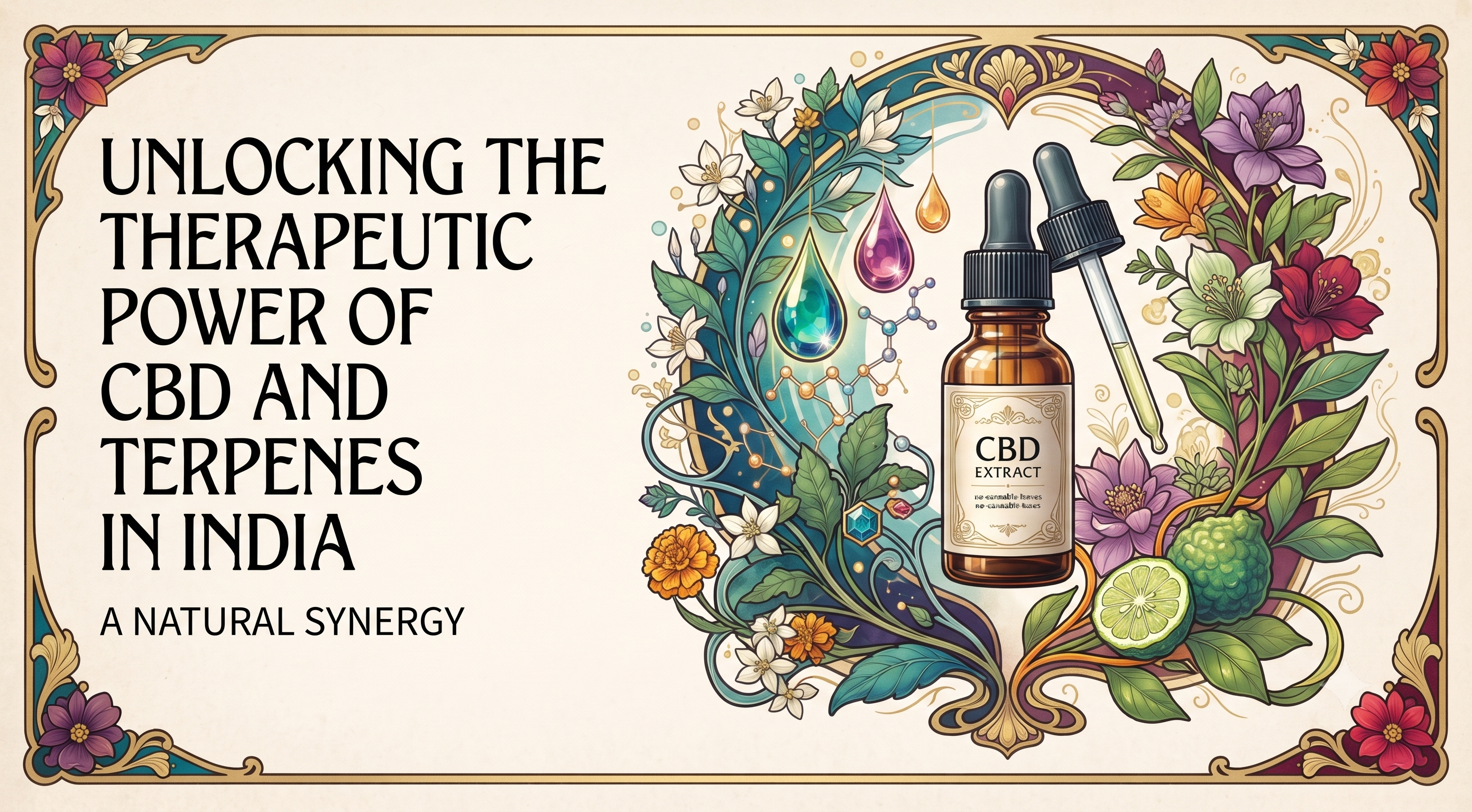 Unlocking the Therapeutic Power of CBD and Terpenes in India: A Natural Synergy