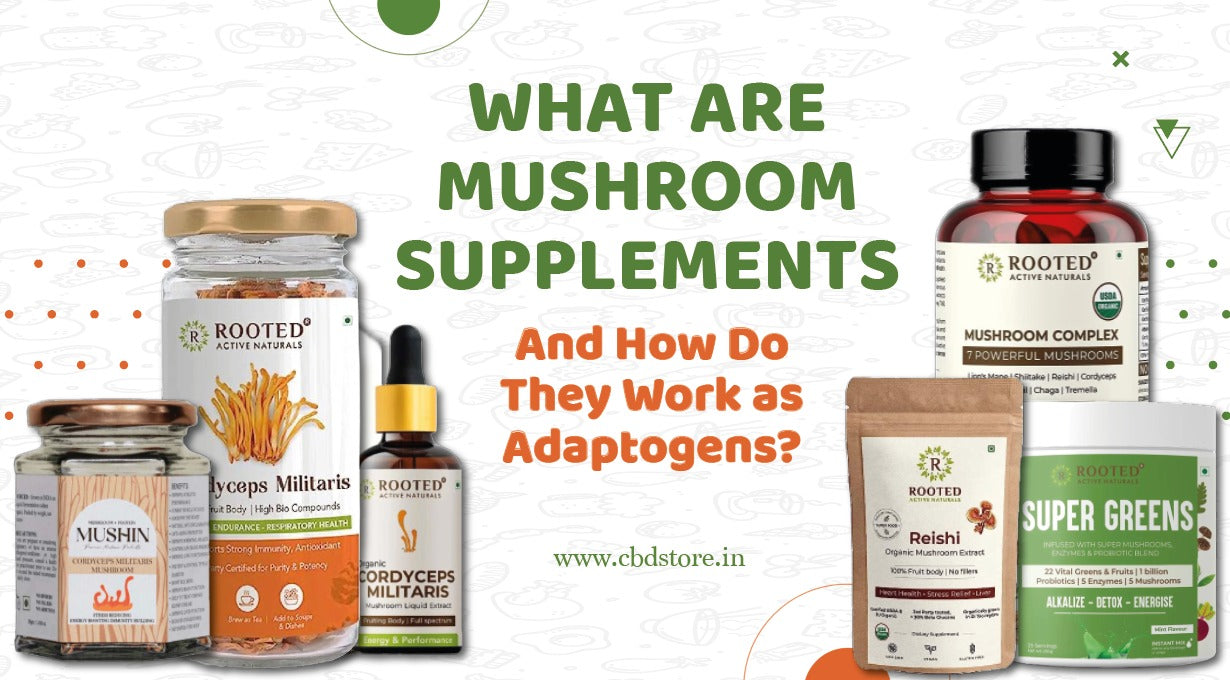 What are Mushroom Supplements & How Do They Work as Adaptogens? - CBD Store India