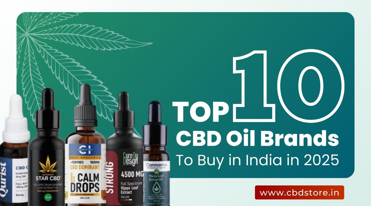 CBD Oil in India: The 10 Best Brands to Try in 2025.