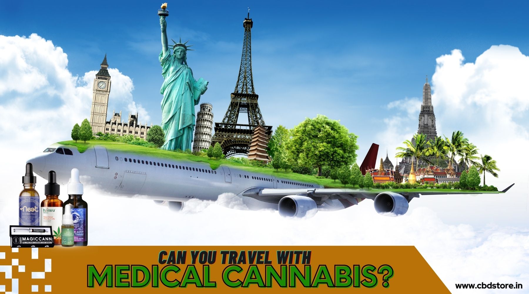 Can you travel with Medical Cannabis? A complete guide - CBD Store India